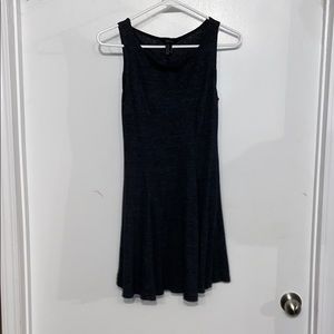 F21 Charcoal gray scoop neck dress